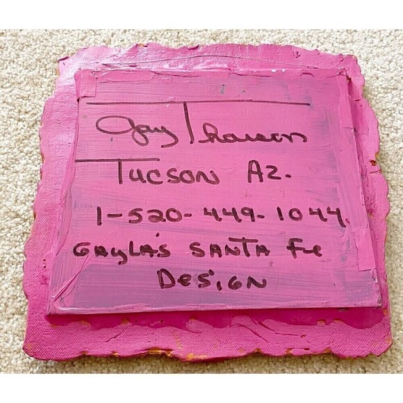 Tucson Santa Fe Accent Mirror Yellow Pueblo Sun Artisan Handmade Wall Boho - Picture 2 of 11